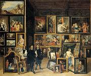    David Teniers La Vista del Archidque Leopoldo Guillermo a su gabinete de pinturas. Norge oil painting reproduction